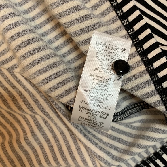 ADRIANNA PAPELL LS striped top - Picture 7 of 9